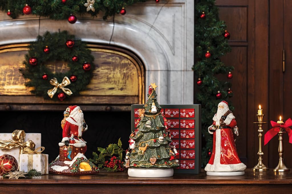 Villeroy & Boch Villeroy & Boch Christmas Toys Memory Kalendarz Adwentowy 3D, Wielokolorowy, 25 x 32 x 43 