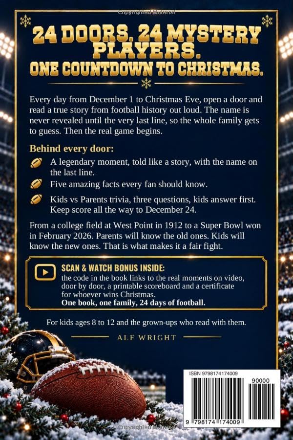 Wydanie: Angielski Alf Wright (Autor) Format: Miękka oprawa Football Advent Calendar: A 24-Day Christmas Countdown with Mystery Players for Kids to Gu