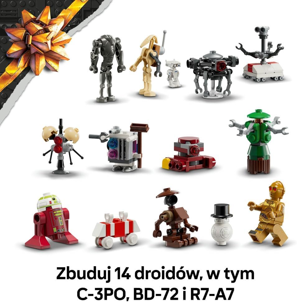 LEGO LEGO Star Wars Kalendarz adwentowy na 2025 rok 75418