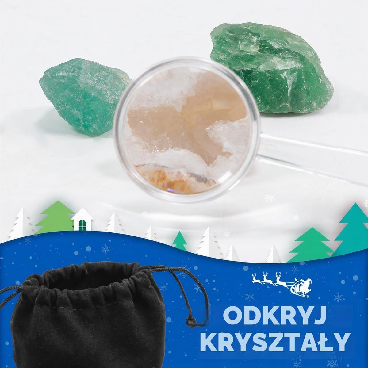Pukamam Kalendarz adwentowy z kamieniami i skamieniałościami