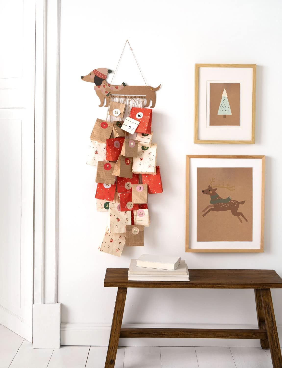 Folia 9382 – zestaw kalendarza adwentowego "Sausage Dog"