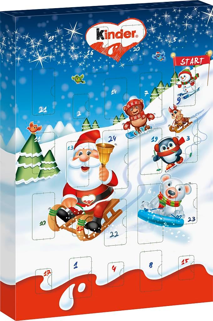 Kinder Ferrero Kalendarz adwentowy dla dzieci, 150 g