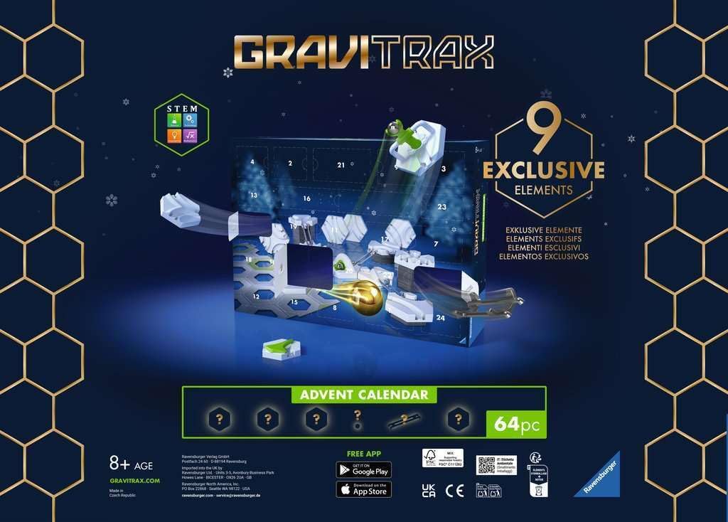 Ravensburger GraviTrax Kalendarz adwentowy – 24 niespodzianki