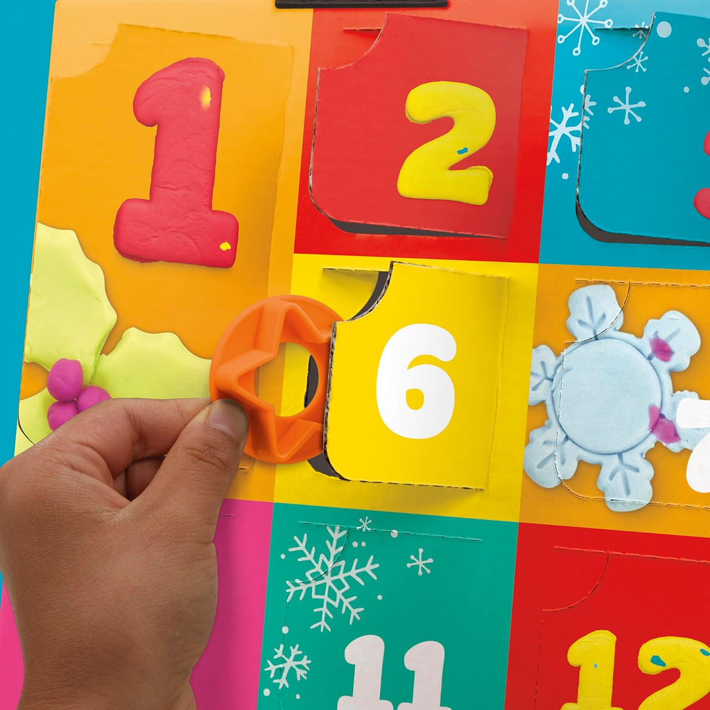 Play-Doh Kalendarz adwentowy – 24 tuby ciastoliny i 28 narzędzi