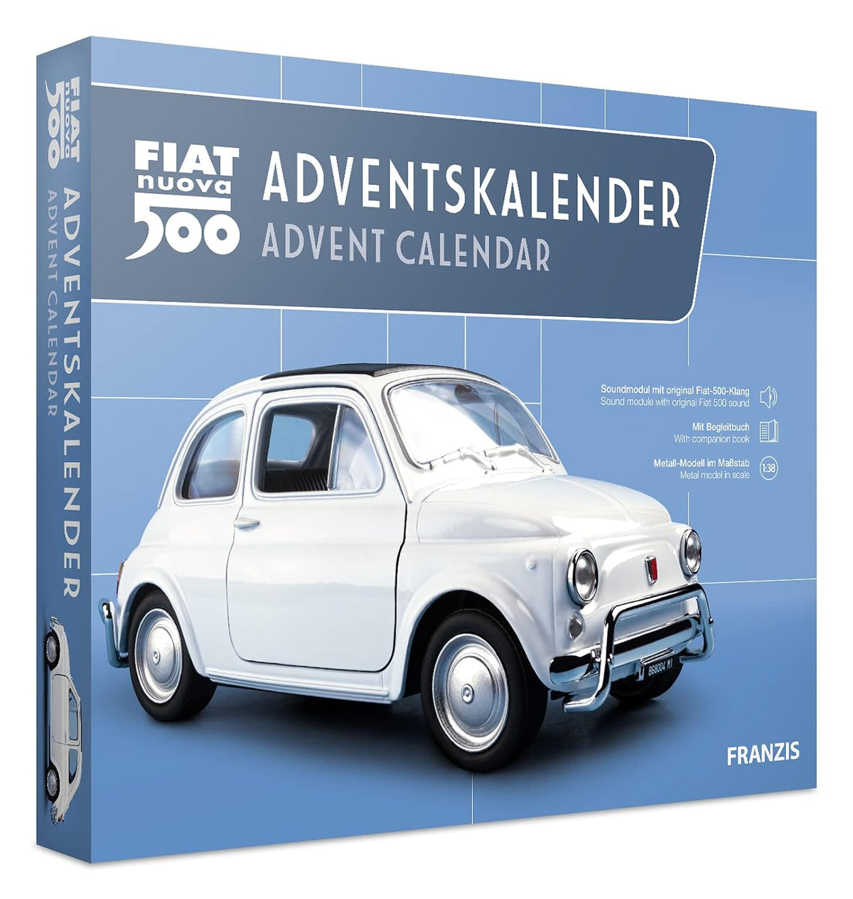 Franzis 67168 Kalendarz adwentowy Fiata 500