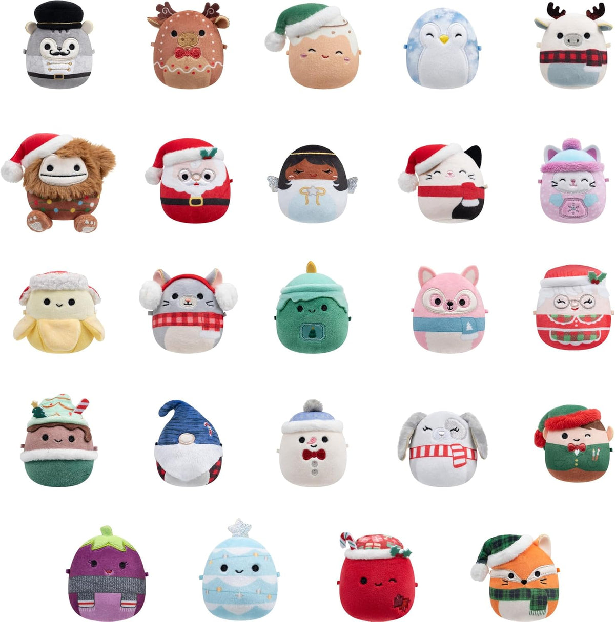 Squishmallows Oryginalny 24-dniowy pluszowy kalendarz adwentowy