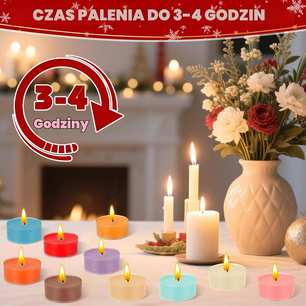 TEWWCEO Świece do Kalendarza Adwentowego 2025