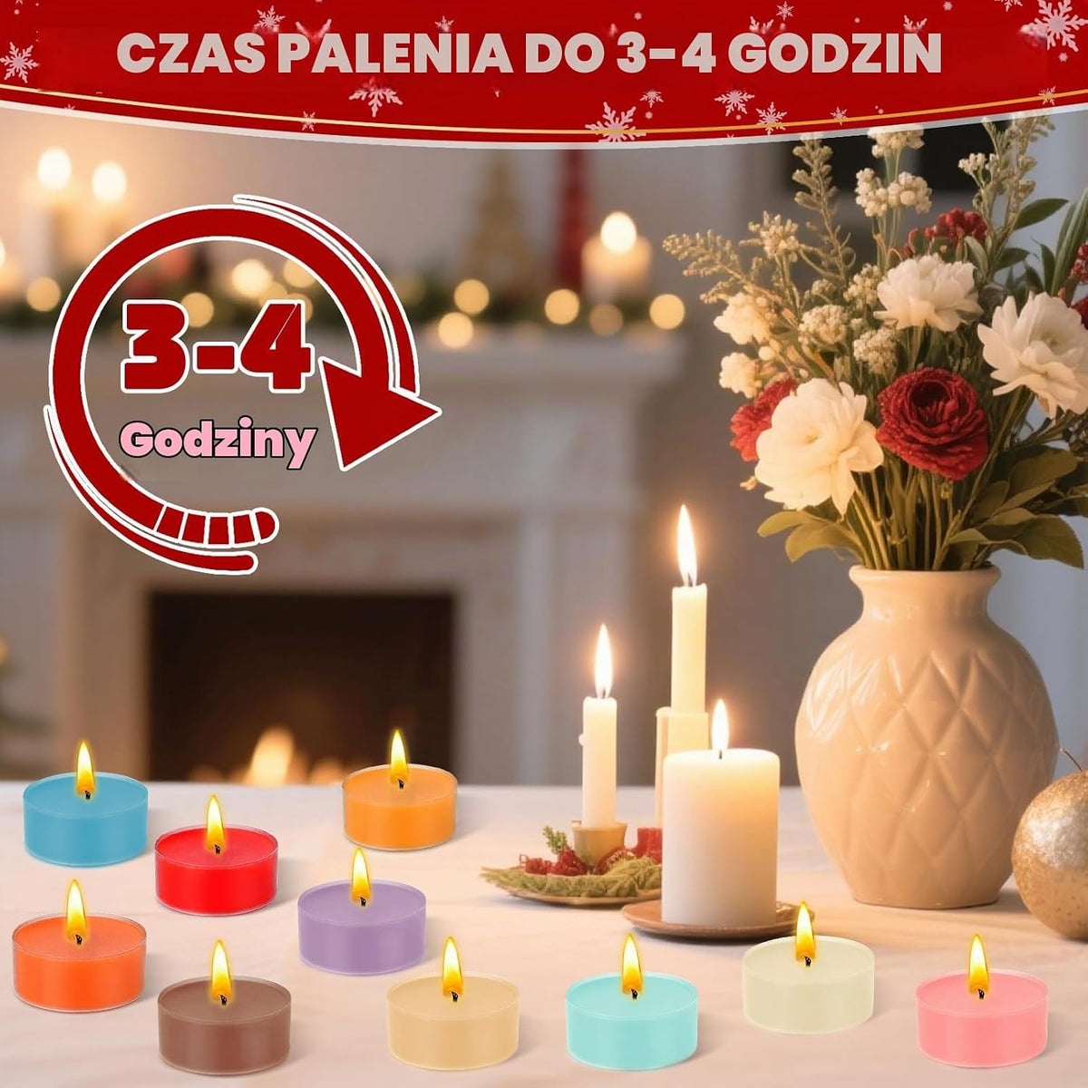 TEWWCEO Świece do Kalendarza Adwentowego 2025