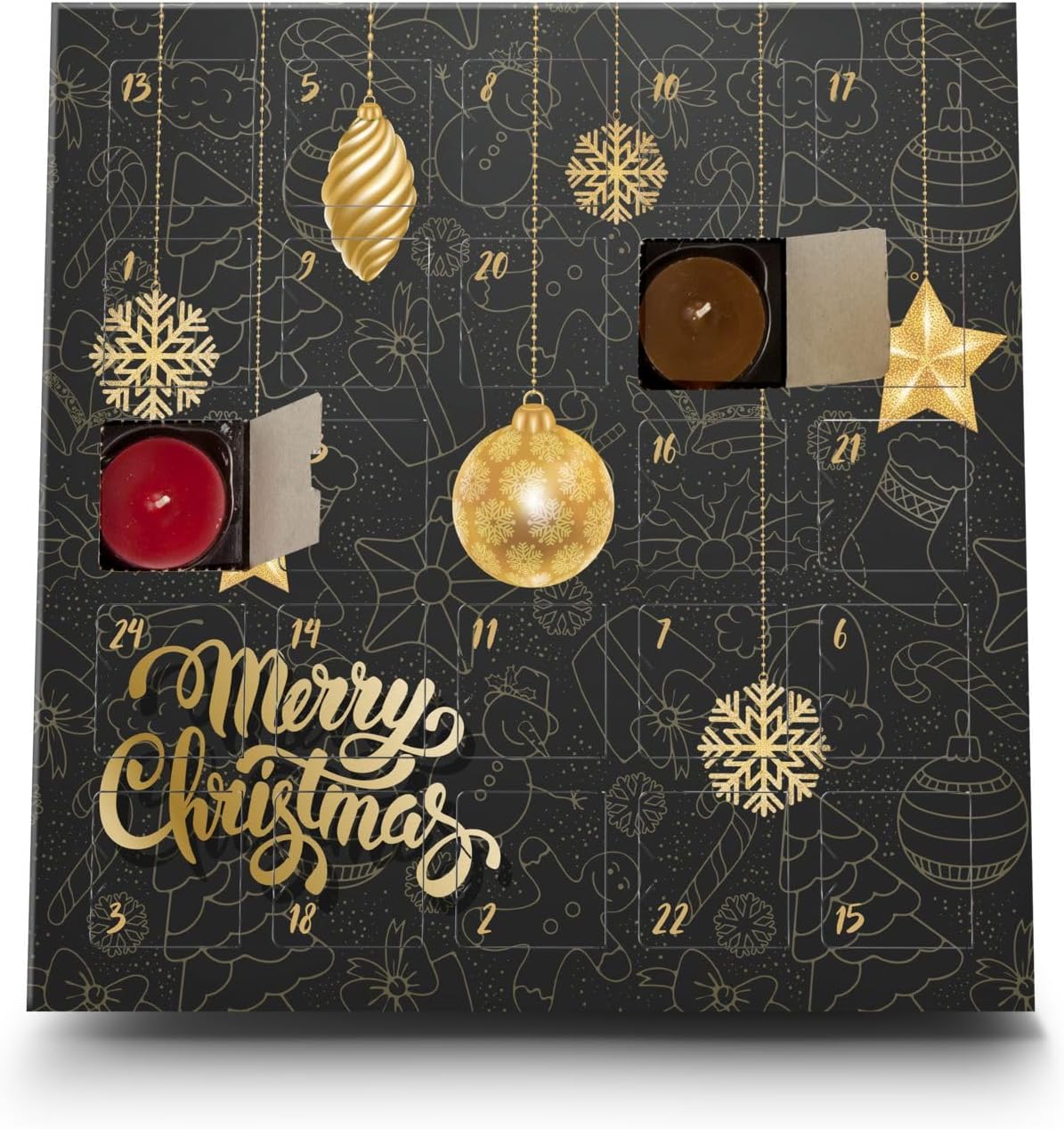 Römer Wellness Świece zapachowe kalendarz adwentowy Merry Christmas