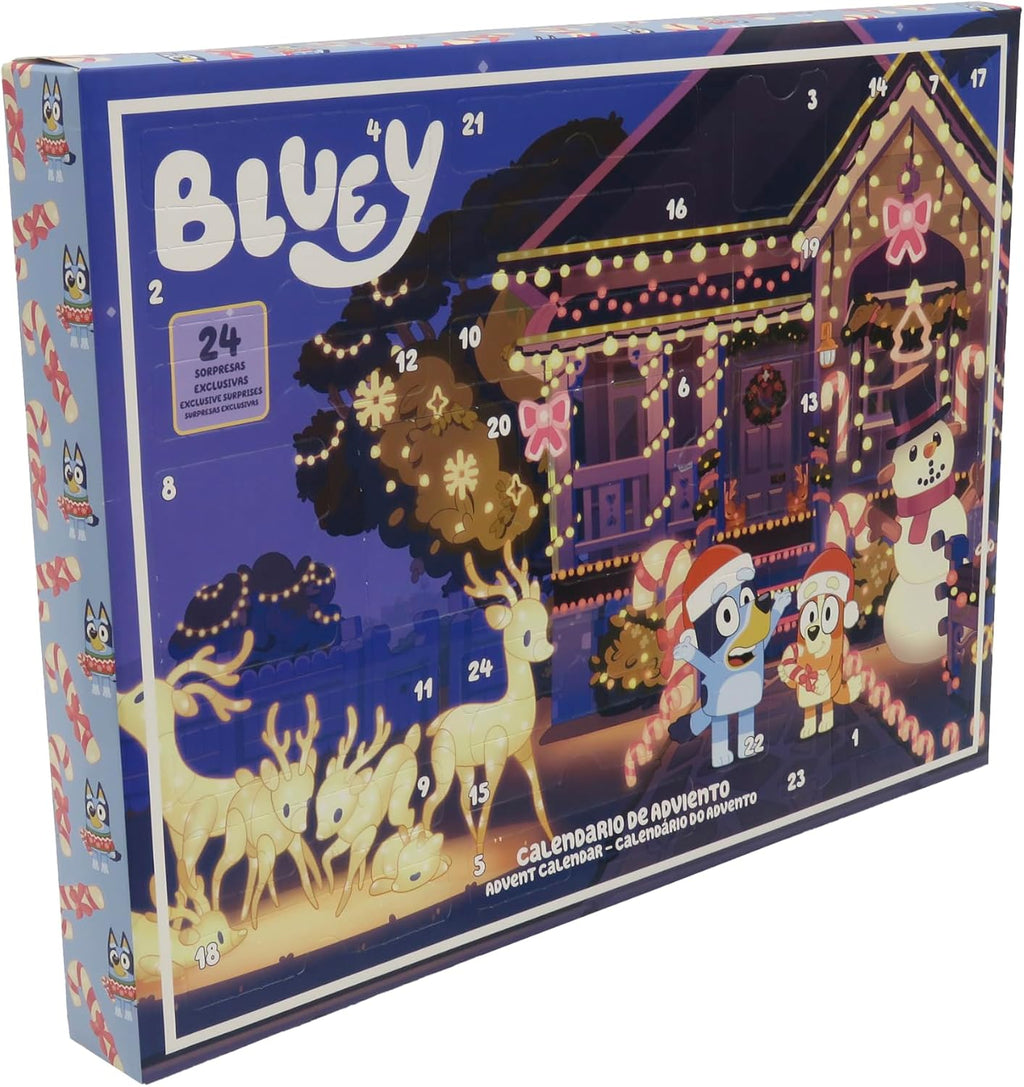 Bluey Kalendarz adwentowy – 24 niespodzianki, oficjalna licencja
