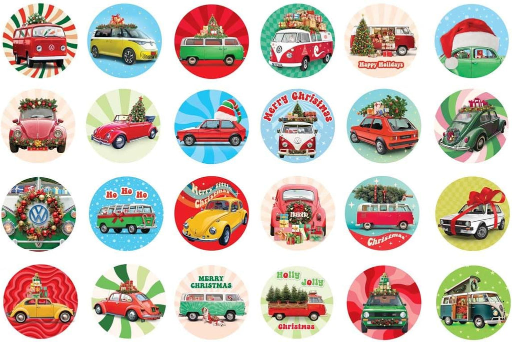 EuroGraphics VW Advent Calendar 24 Mini Puzzles