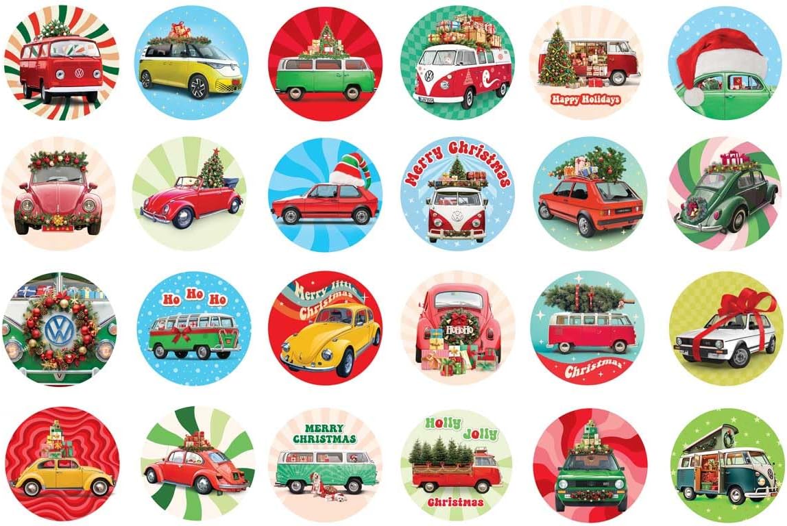 EuroGraphics VW Advent Calendar 24 Mini Puzzles