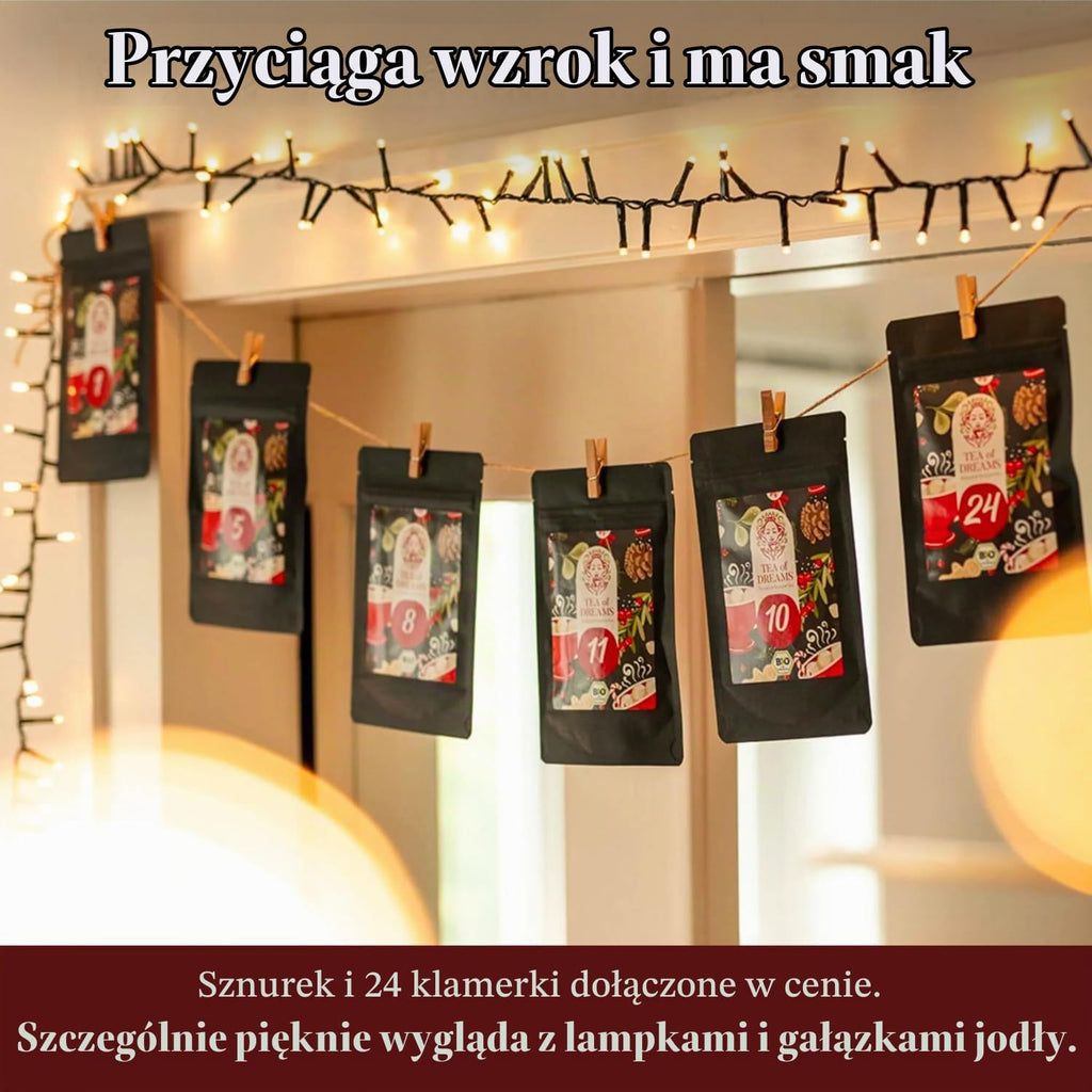 Tea of Dreams Kalendarz adwentowy z herbatą ekologiczną na rok 2023