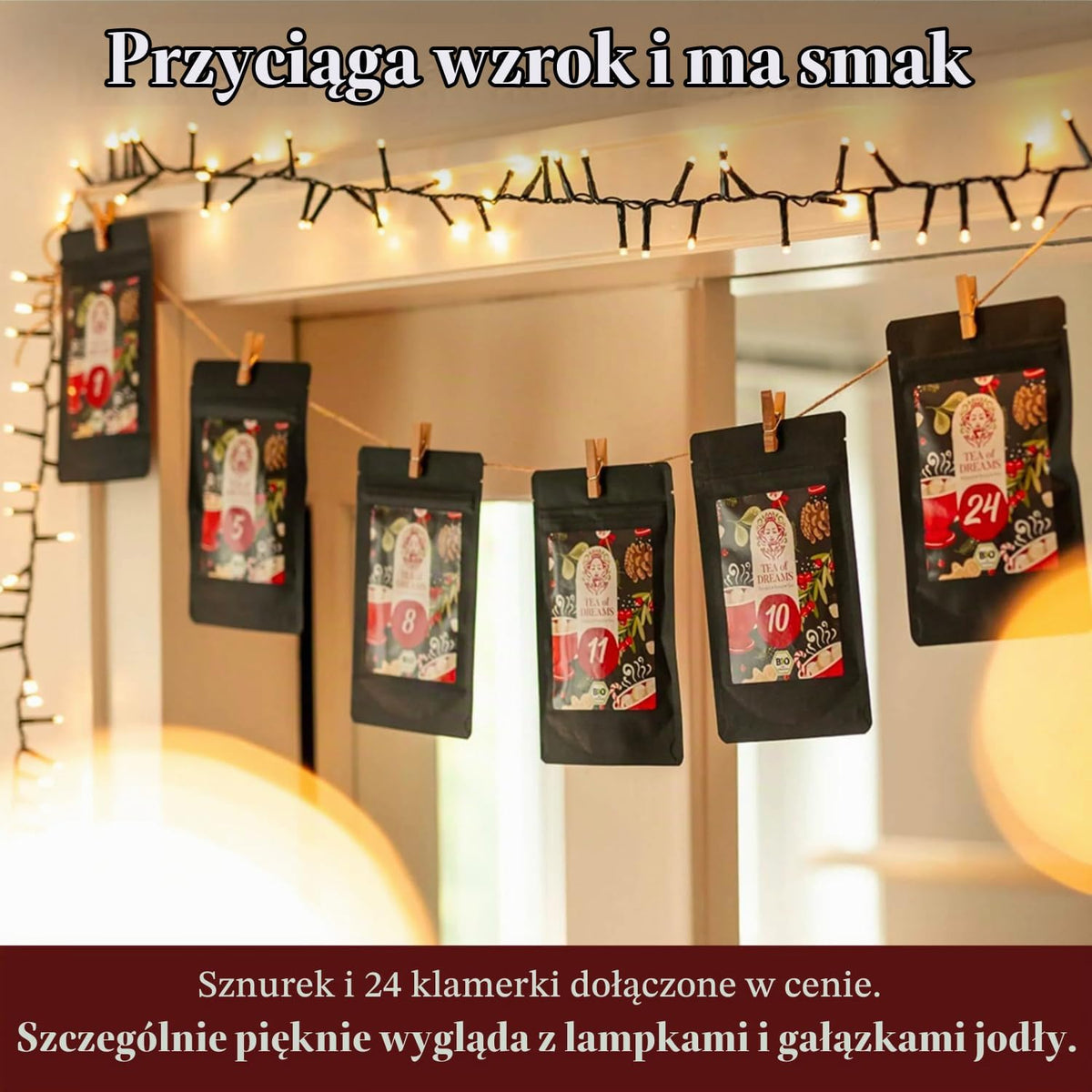 Tea of Dreams Kalendarz adwentowy z herbatą ekologiczną na rok 2023