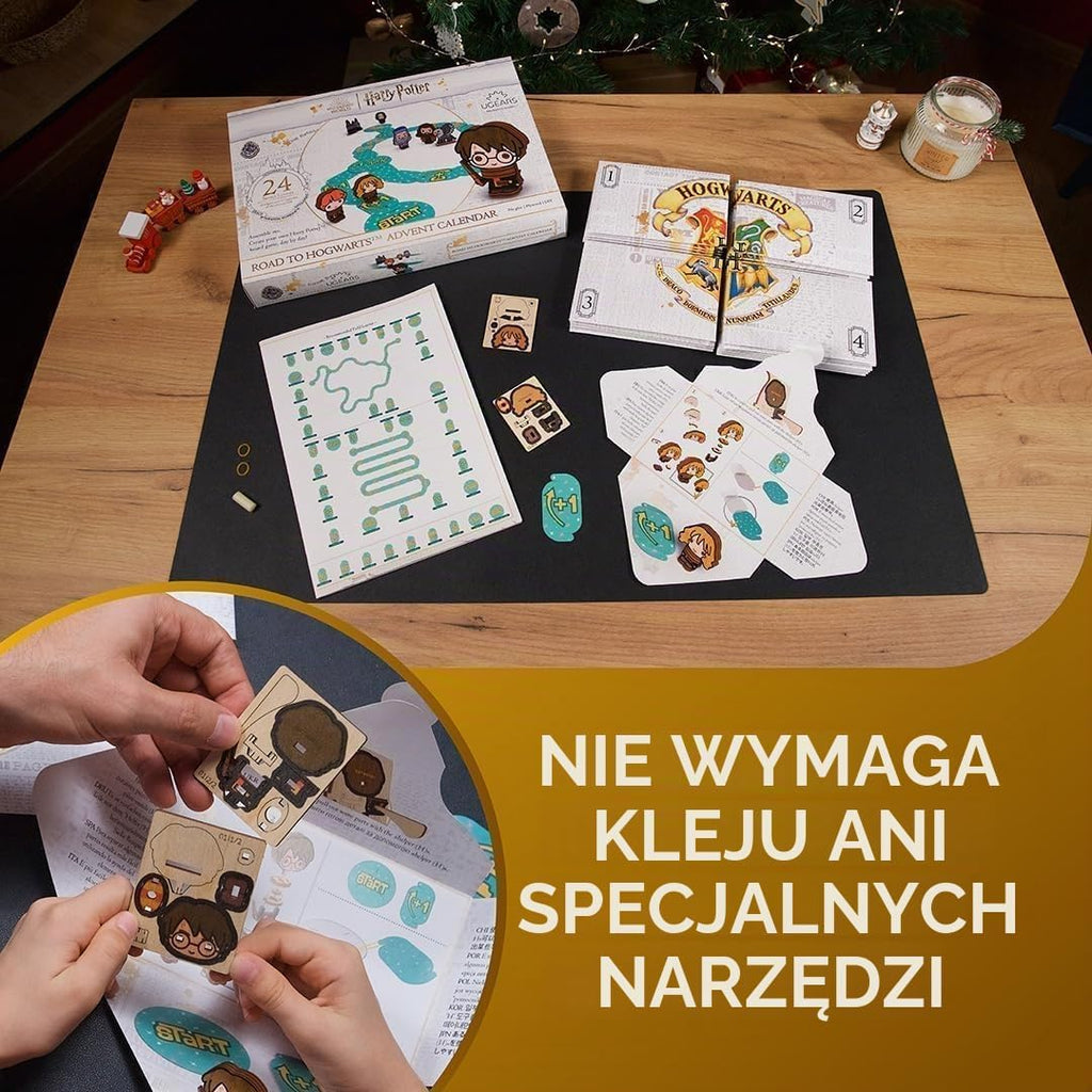 UGEARS Harry Potter Droga do Hogwartu – kalendarz adwentowy 3D
