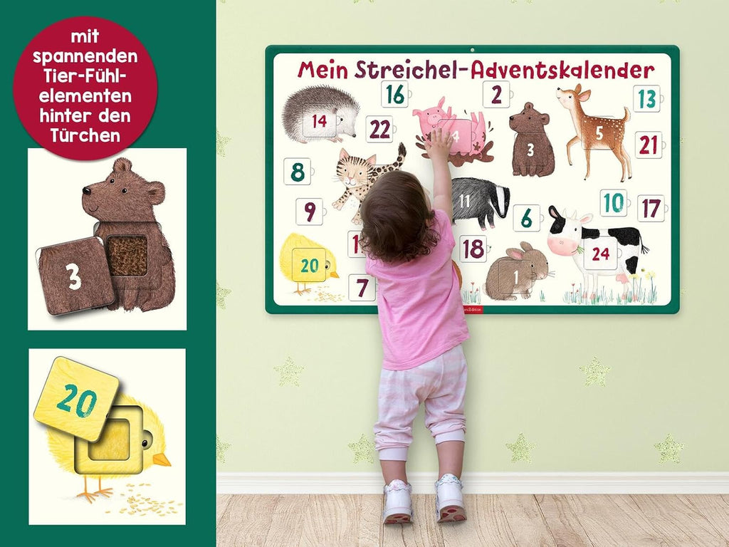 Mein Streichel-Adventskalender: Adventskalender mit Fühlelementen