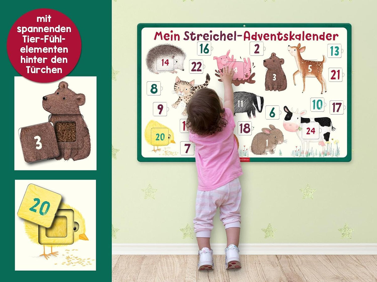Mein Streichel-Adventskalender: Adventskalender mit Fühlelementen
