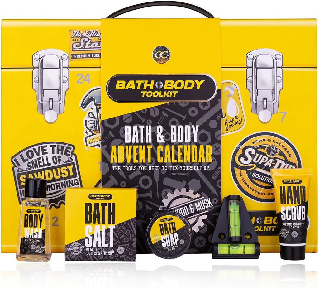 accentra Accentra kalendarz adwentowy BATH & BODY TOOLKIT 24 niespodzianki w walizce