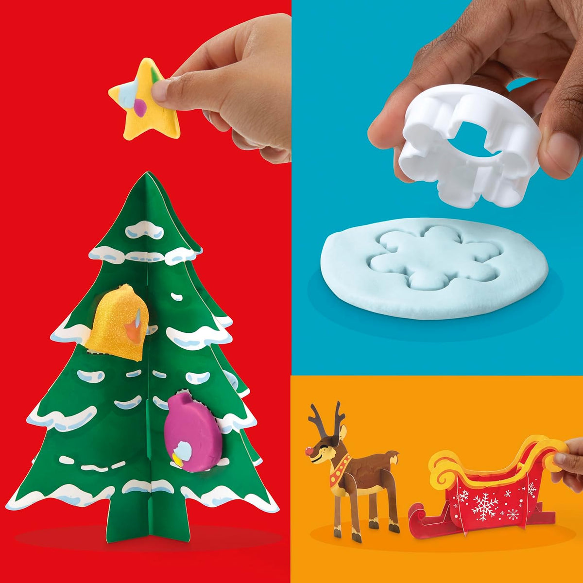 Play-Doh Kalendarz adwentowy – 24 tuby ciastoliny i 28 narzędzi