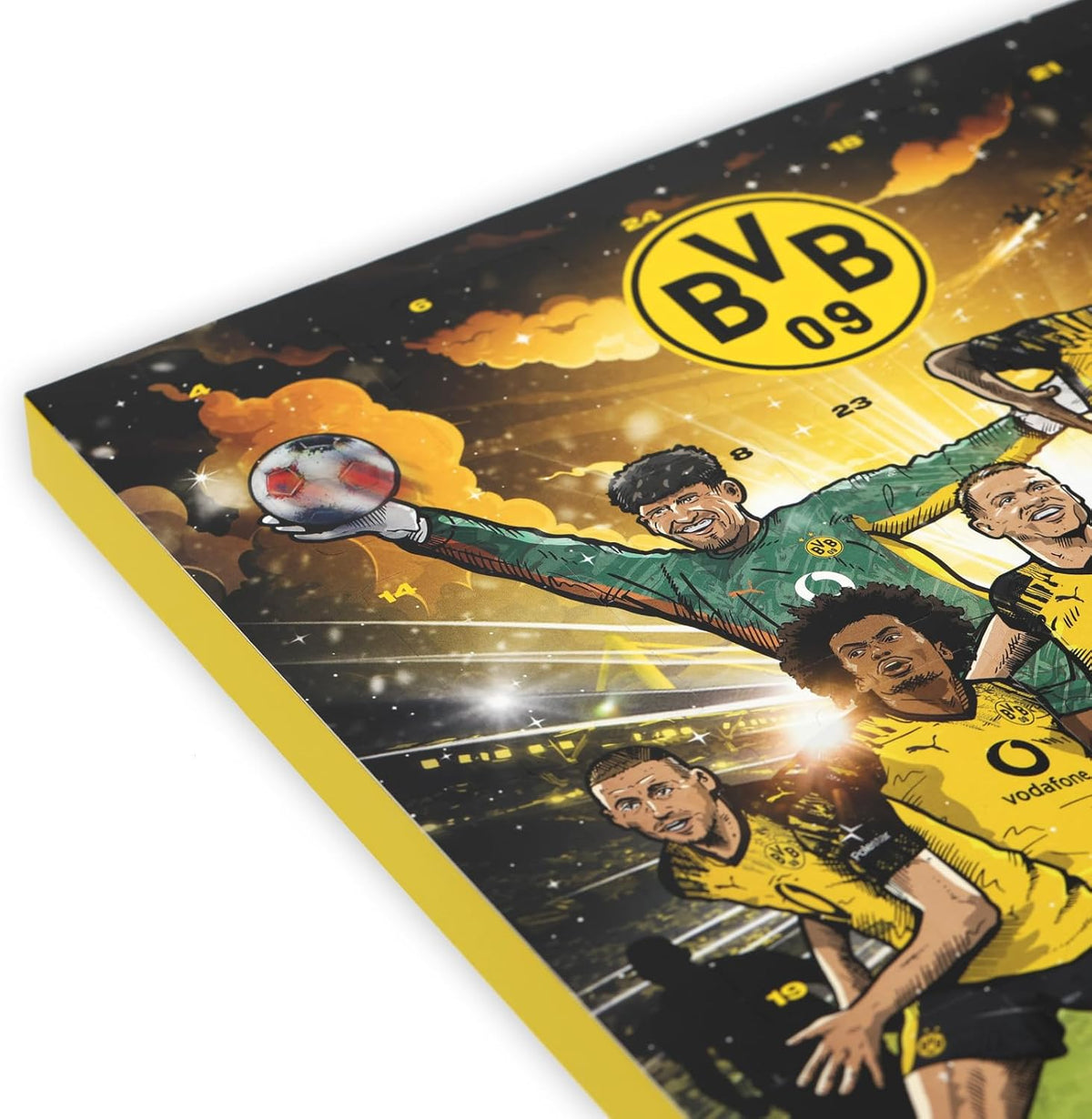 Borussia Dortmund BVB Comic Kalendarz adwentowy – plakat i autografy