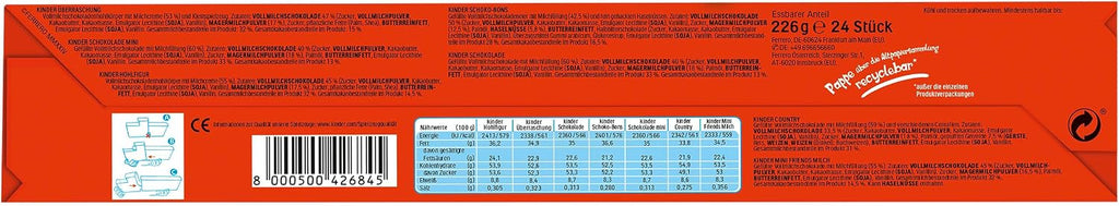 Kinder Kinder Kalendarz adwentowy pociągu 3D - pudełko 221g