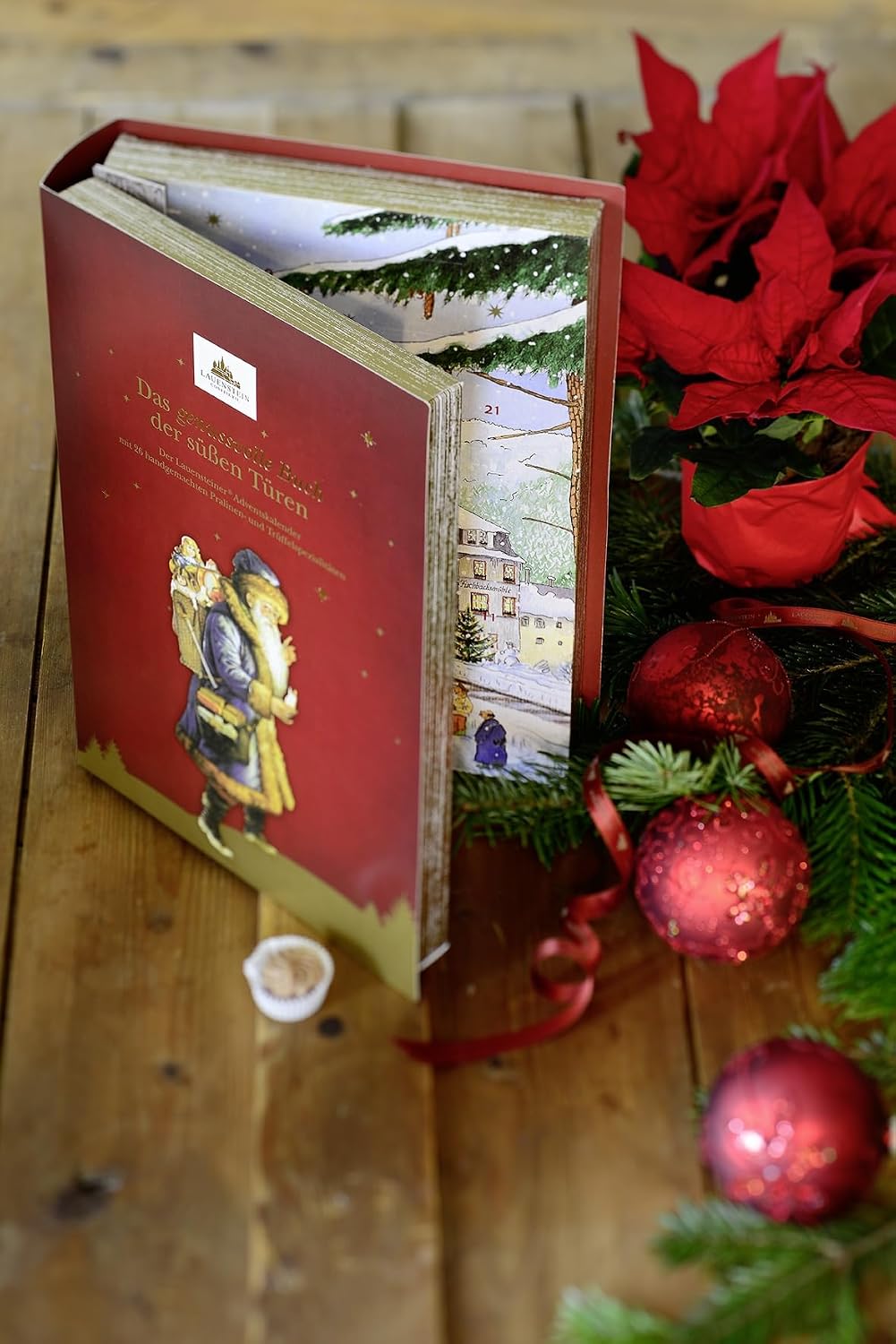 Lauenstein Confiserie Lauensteiner Adventskalender"Buch" – 24fach