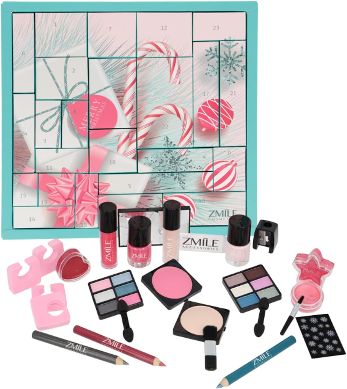 ZMILE Cosmetics ZMILE COSMETICS Beauty kalendarz adwentowy Sweet as Candy – 24 niespodzianki do makijażu i