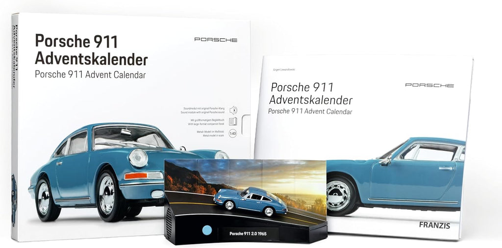 Franzis FRANZIS Porsche 911 55199 Kalendarz adwentowy Czerwony metalowy