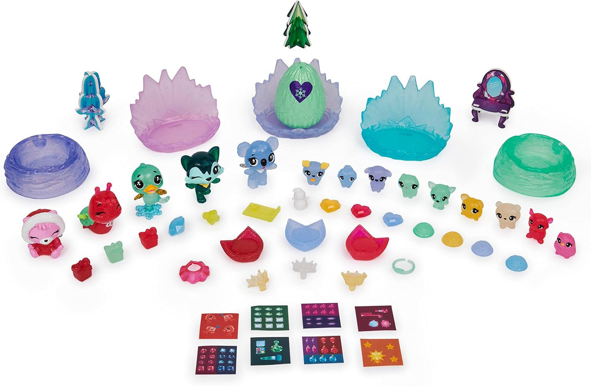 Hatchimals Crystal Christmas Kalendarz adwentowy – 100+ niespodzianek