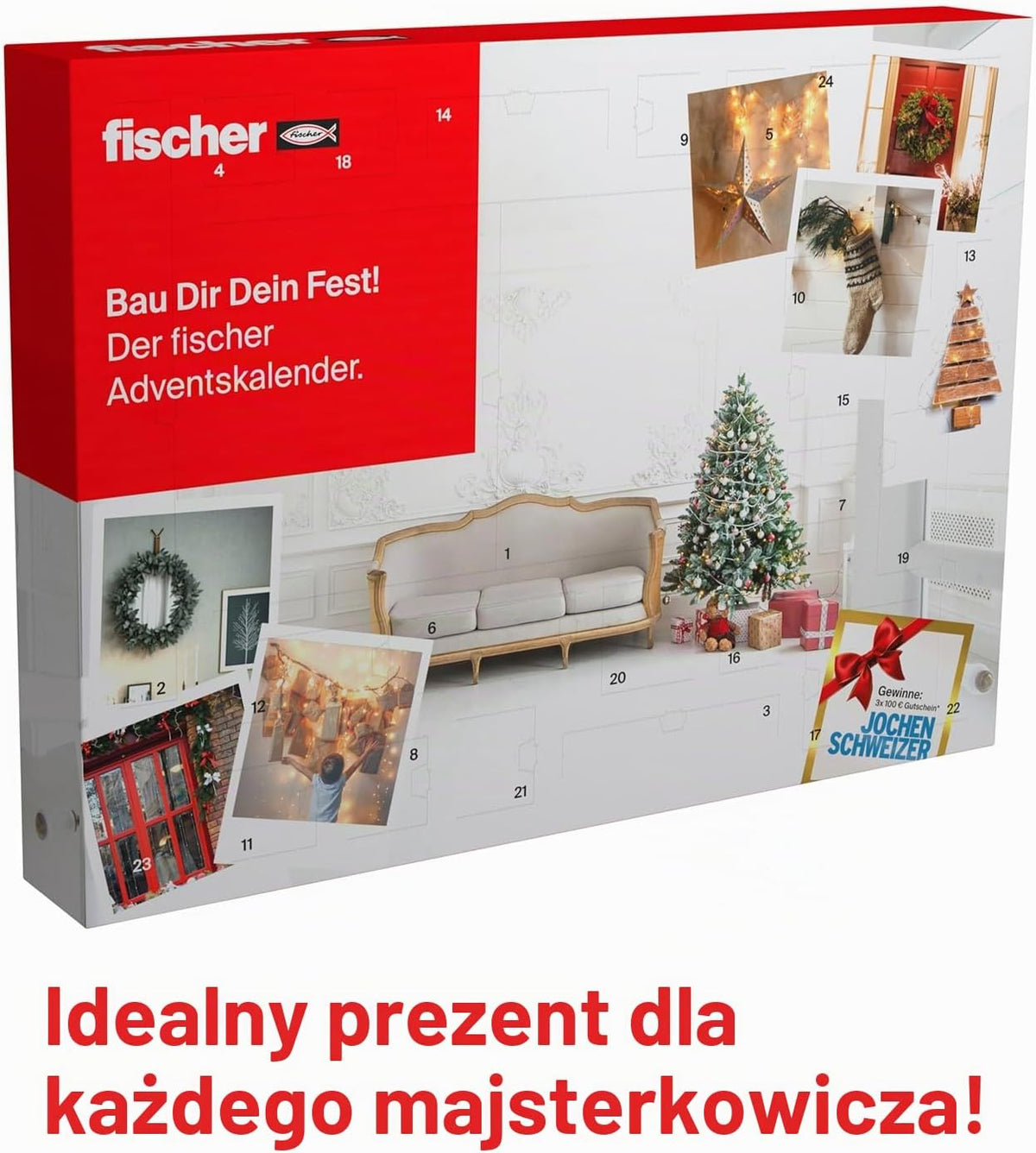 fischer Kalendarz adwentowy – 24 niespodzianki dla majsterkowicza