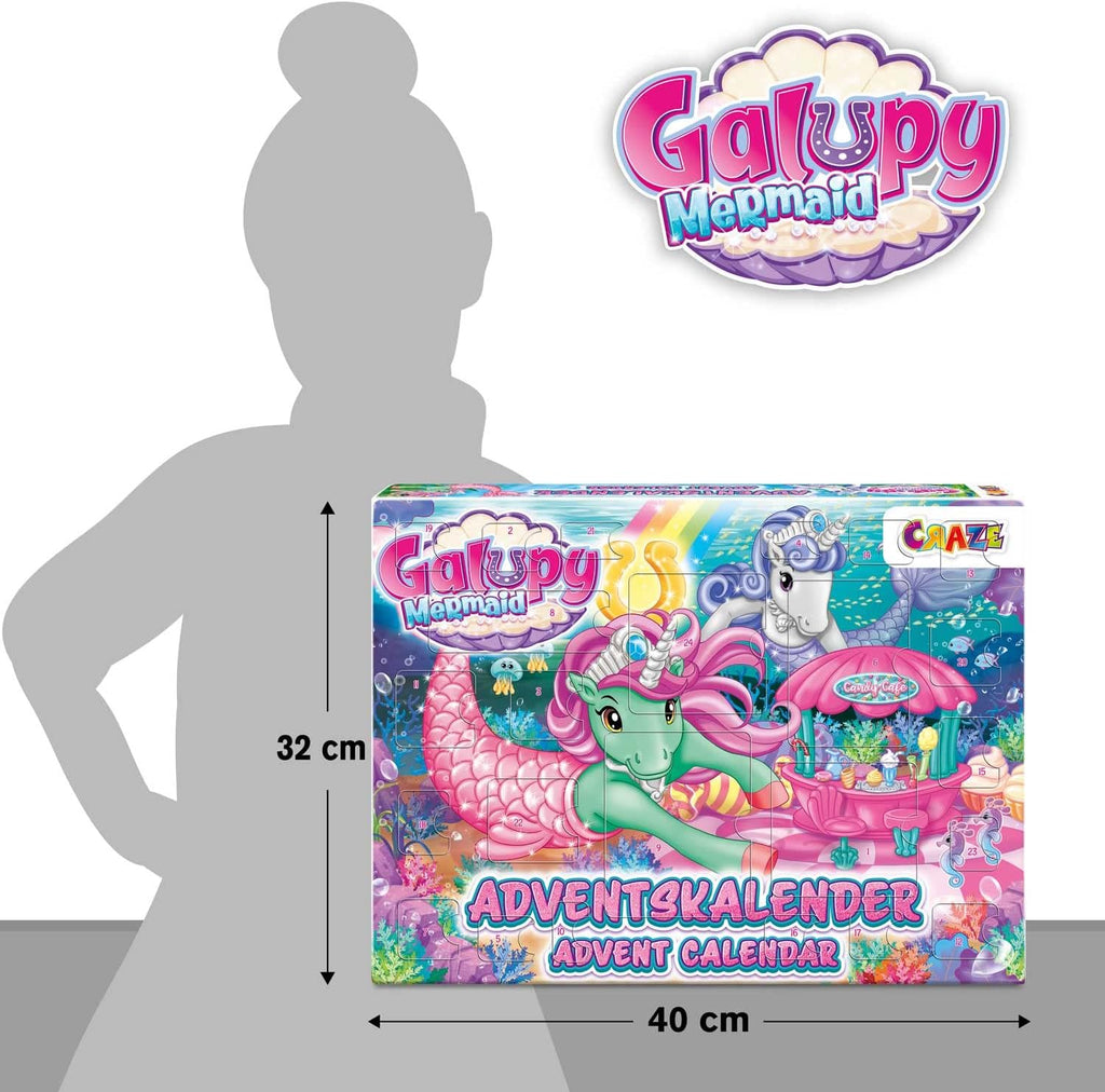 Galupy Craze 43219 Kalendarz Adwentowy – Wielokolorowy