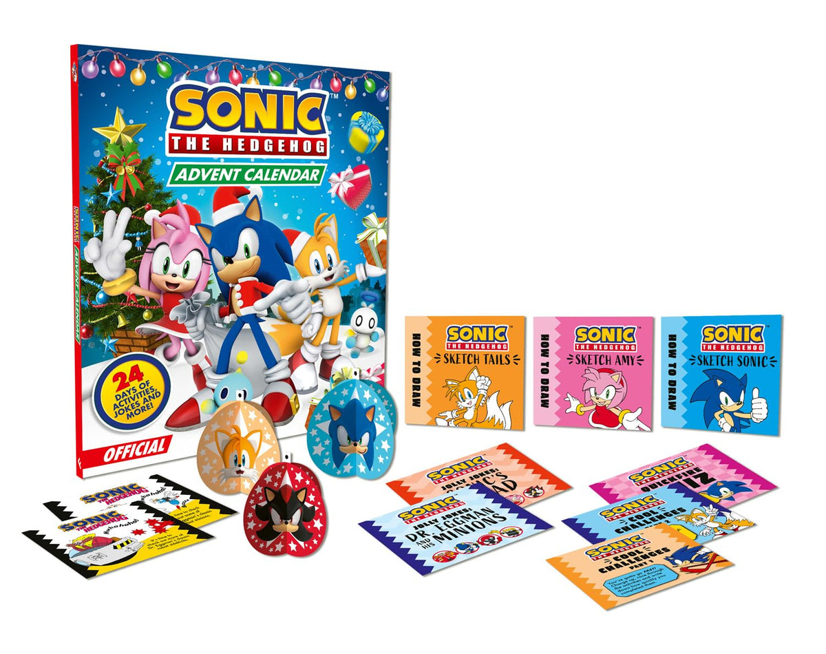 Wydanie: Angielski Sonic The Hedgehog (Autor) Format: Twarda oprawa Sonic The Hedgehog Advent Calendar: A festive collection of books, activities, crafts and 
