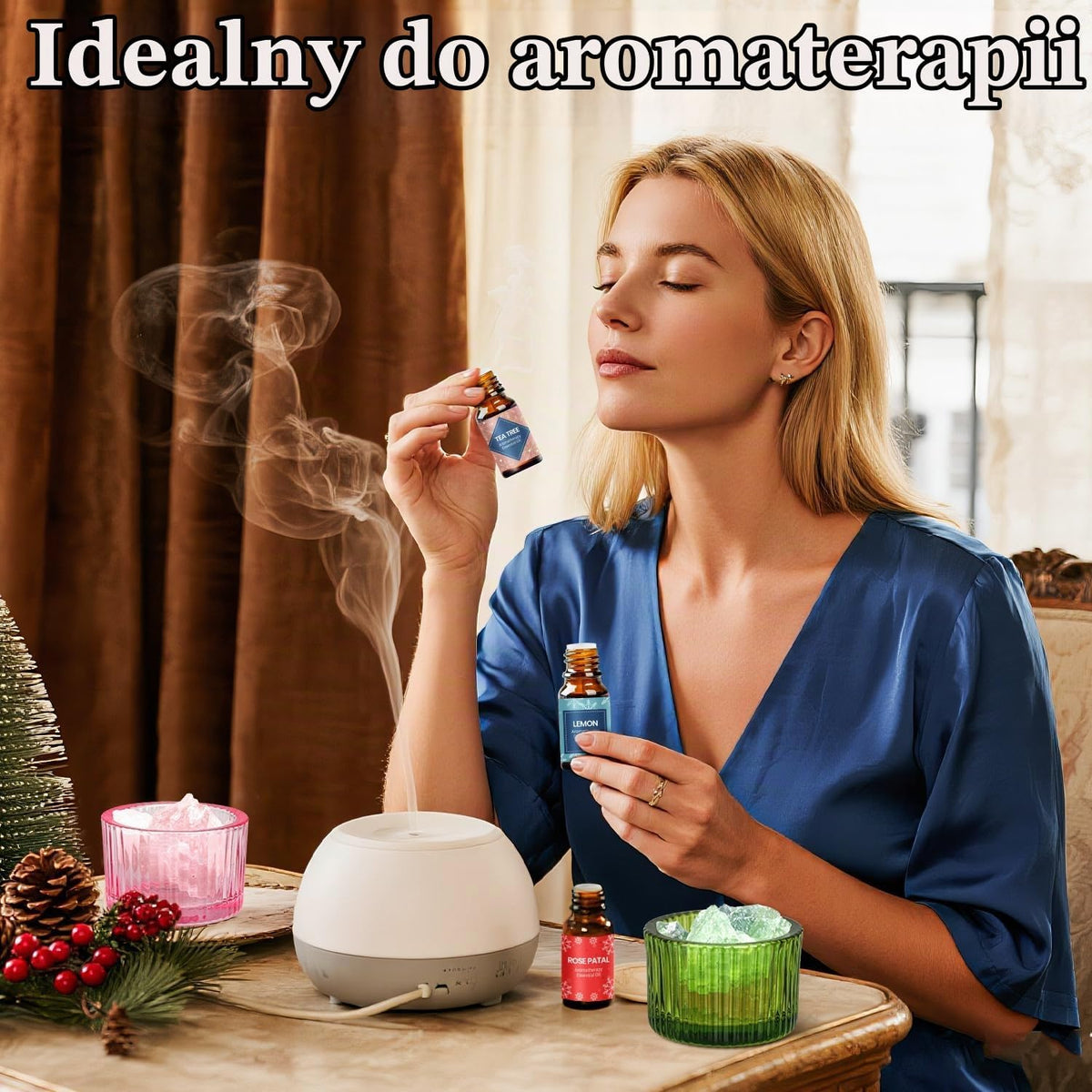iZoeL Kalendarz adwentowy z olejkami zapachowymi – 24 dni aromaterapii