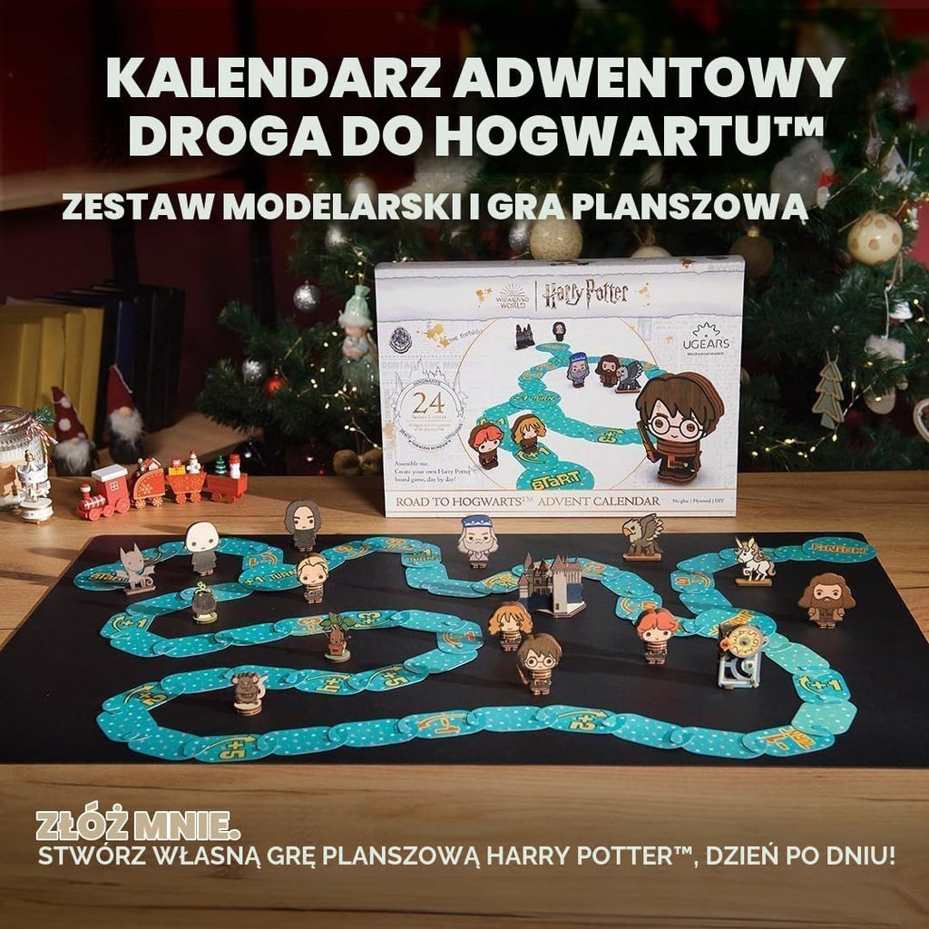 UGEARS Harry Potter Droga do Hogwartu – kalendarz adwentowy 3D