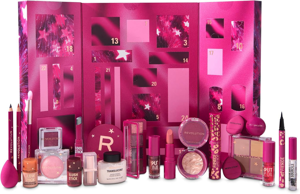 Revolution Makeup Kalendarz adwentowy – 24 kosmetyki do makijażu