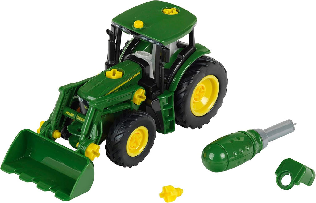 Theo Klein Kalendarz adwentowy traktor John Deere do skręcania