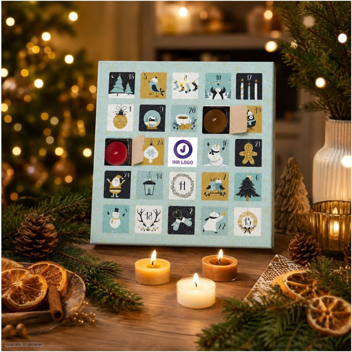 Römer Wellness Świece zapachowe kalendarz adwentowy Charming Christmas