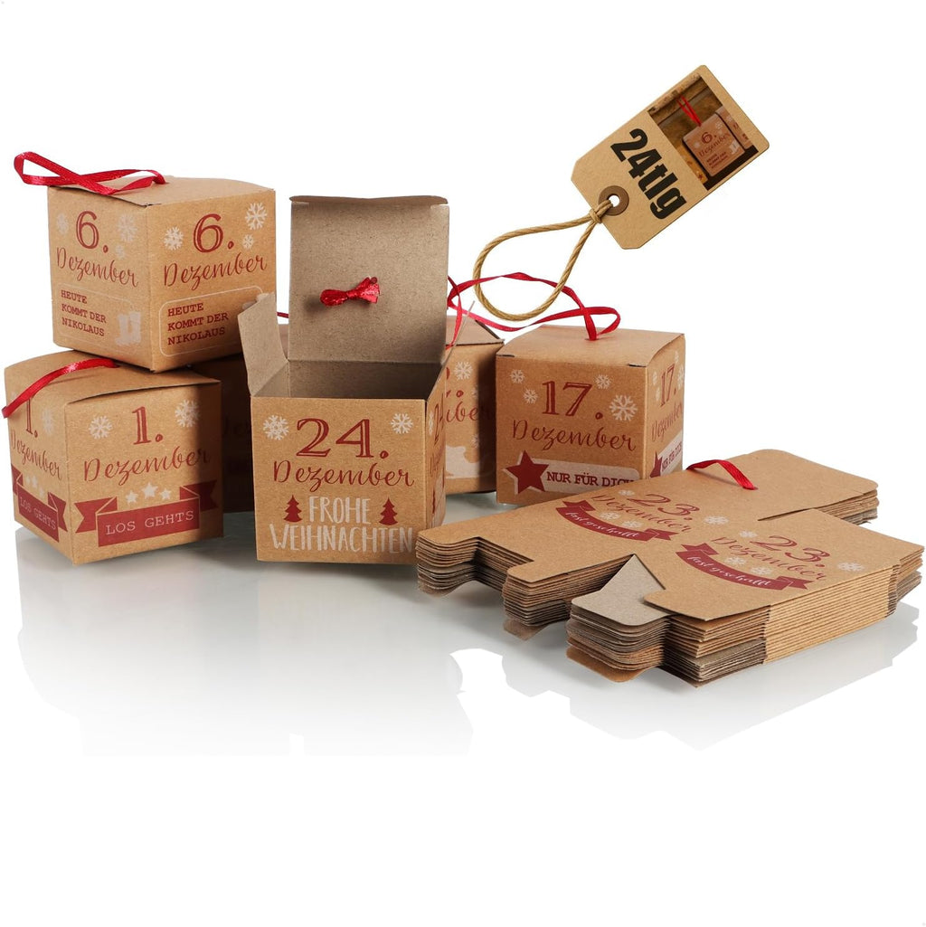 Com-four® Kalendarz adwentowy do powieszenia i wypelnienia