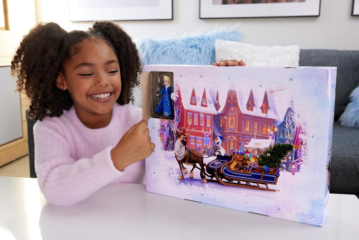 Disney Kraina Lodu Kalendarz adwentowy z lalkami Anną i Elsą