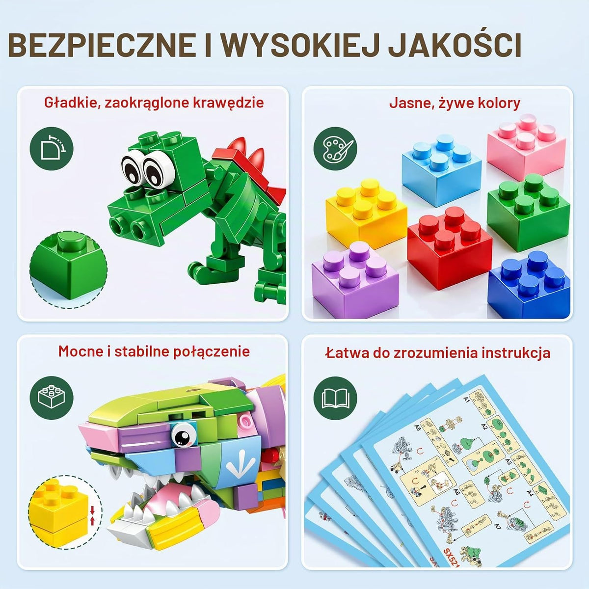 Viosmut Kalendarz adwentowy z klocków – zwierzęta morskie