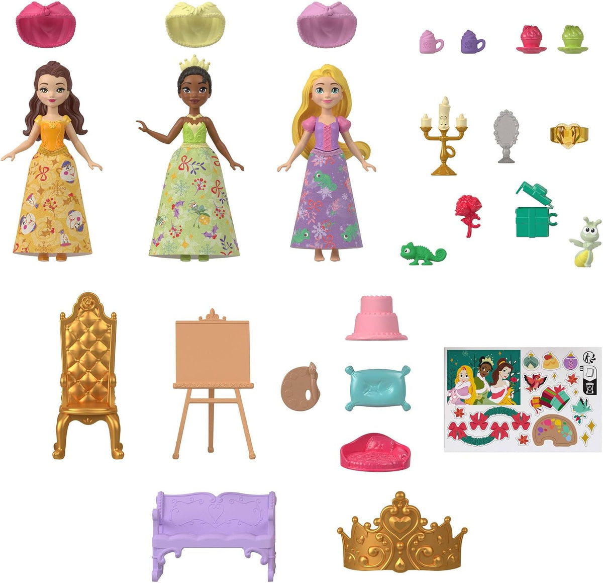 Mattel Mattel Disney Princess kalendarz adwentowy z lalkami