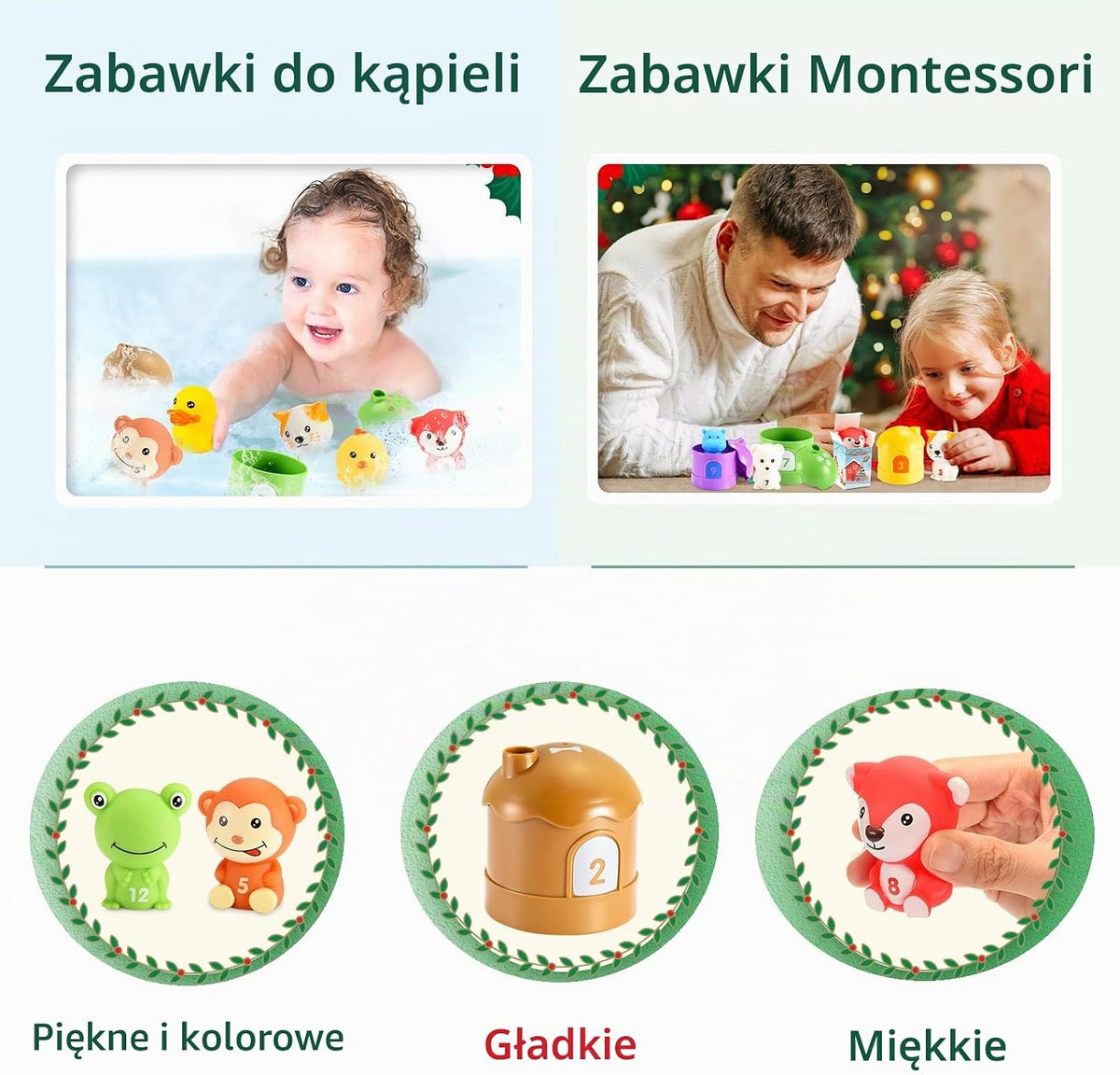 HappyGoLucky Kalendarz adwentowy Farma – 24 niespodzianki, 1–3 lata