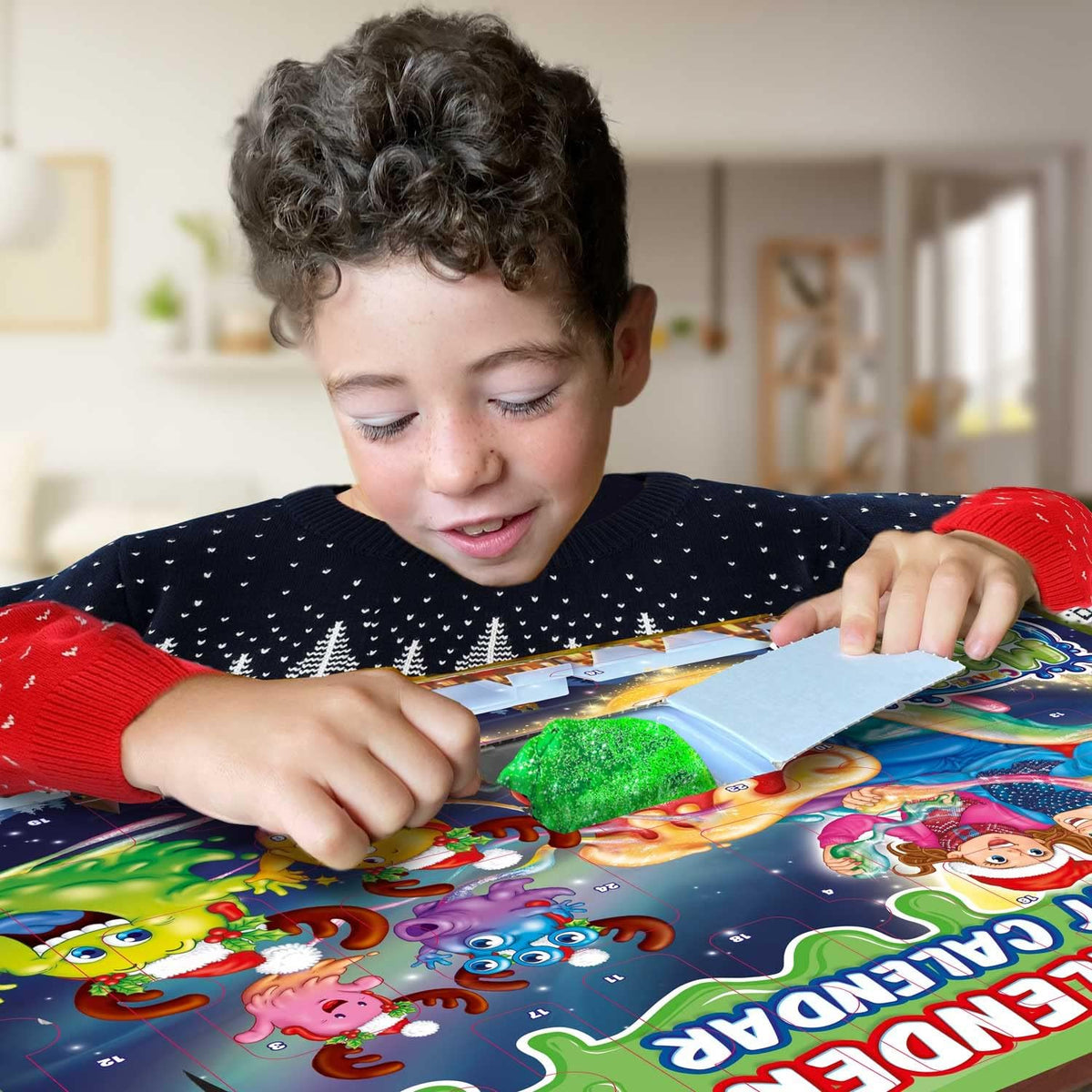 CRAZE CRAZE MAGIC SLIME Kalendarz adwentowy 2025 dla dzieci – kalendarz bożonarodzeniowy ze śluz