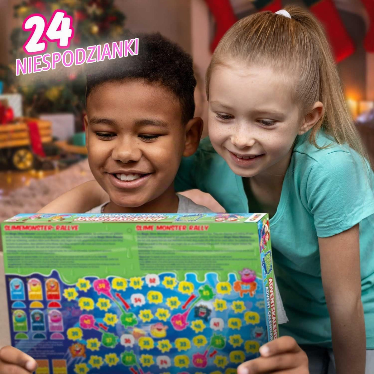 CRAZE CRAZE MAGIC SLIME Kalendarz adwentowy 2025 dla dzieci – kalendarz bożonarodzeniowy ze śluz