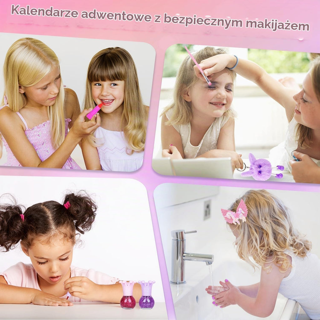 IZoeL Kalendarz adwentowy z jednorożcem dla dziewczynki