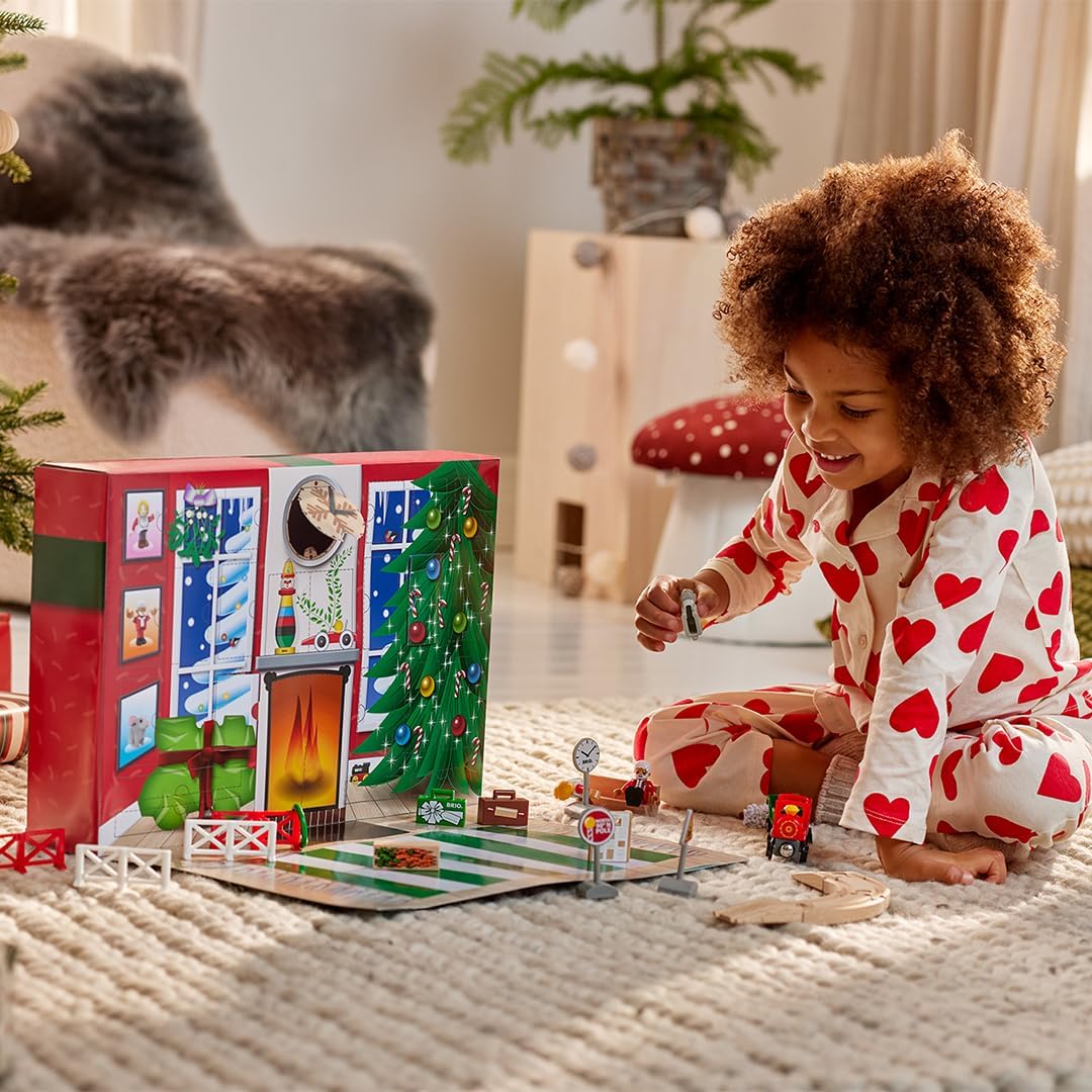 BRIO World 36100 Kalendarz adwentowy do kolejki drewnianej