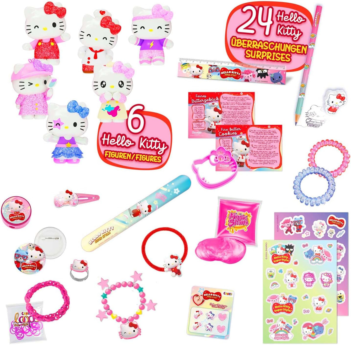 CRAZE Hello Kitty kalendarz adwentowy dla dzieci na rok 2026