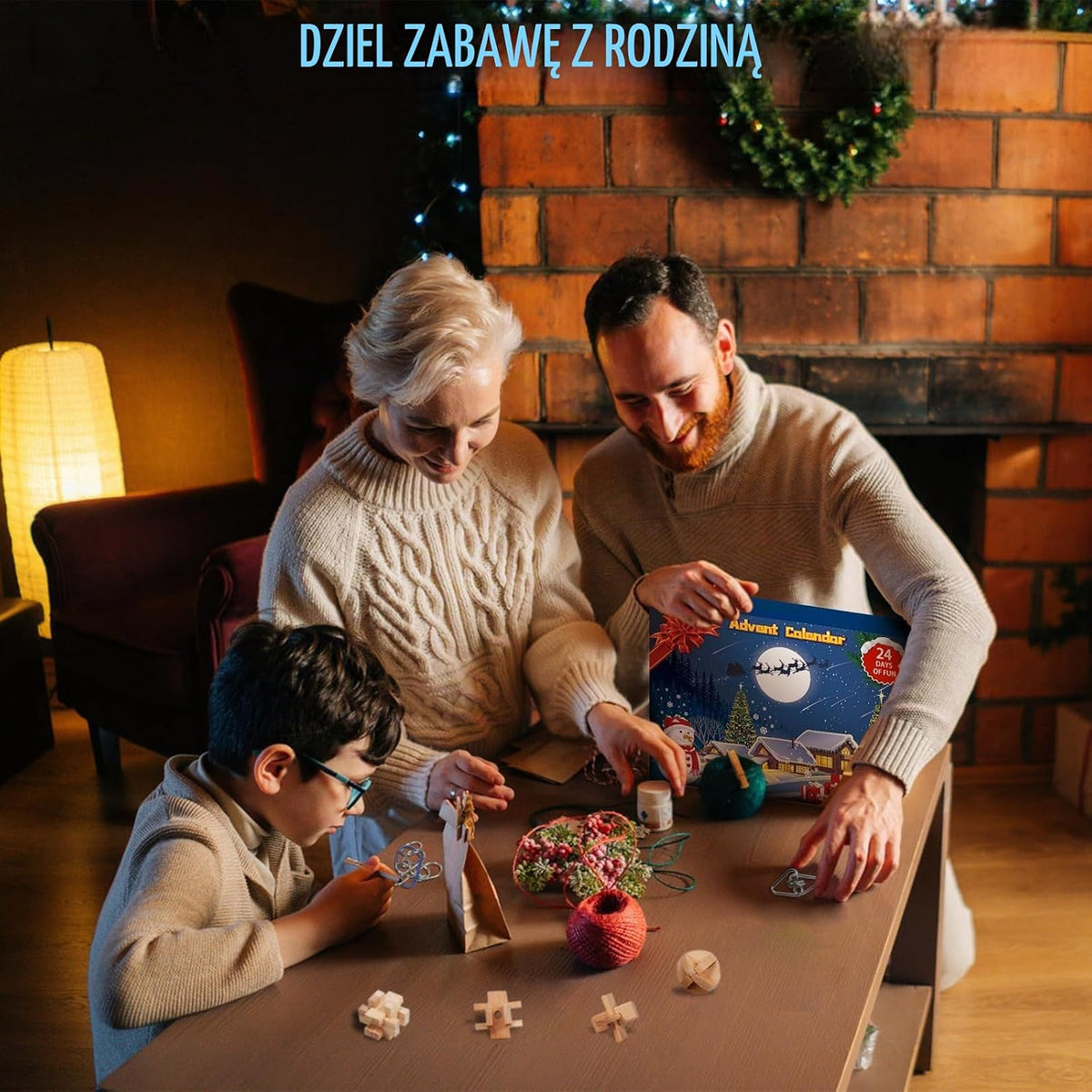 Pozemu Kalendarz adwentowy 2024 Puzzle dla dorosłych