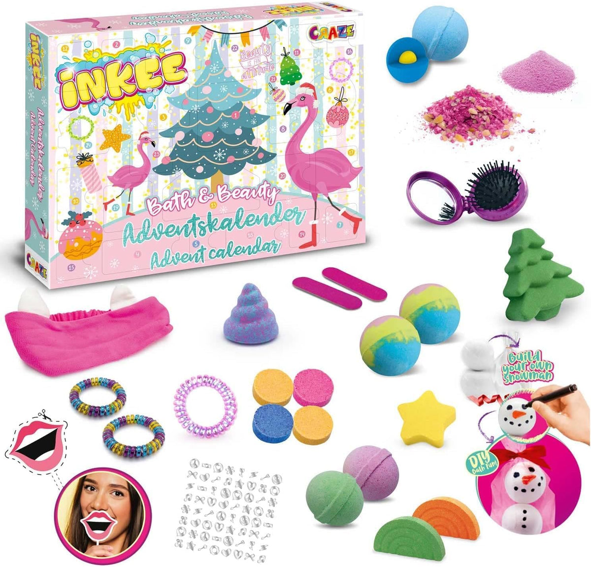 CRAZE Kalendarz adwentowy INKEE 32688 dla dzieci