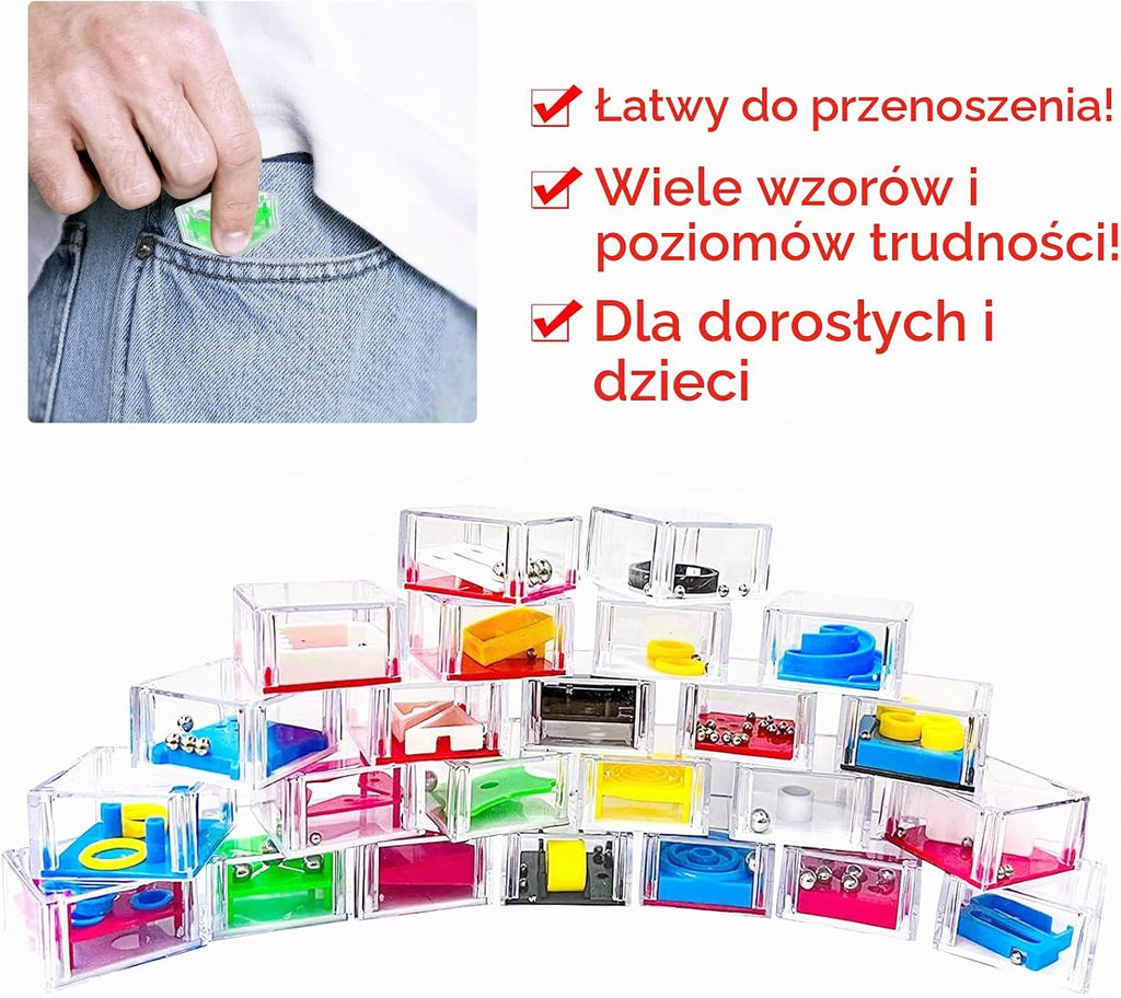 Leonshco 24 gry z cierpliwością dla dzieci i dorosłych – kalendarz